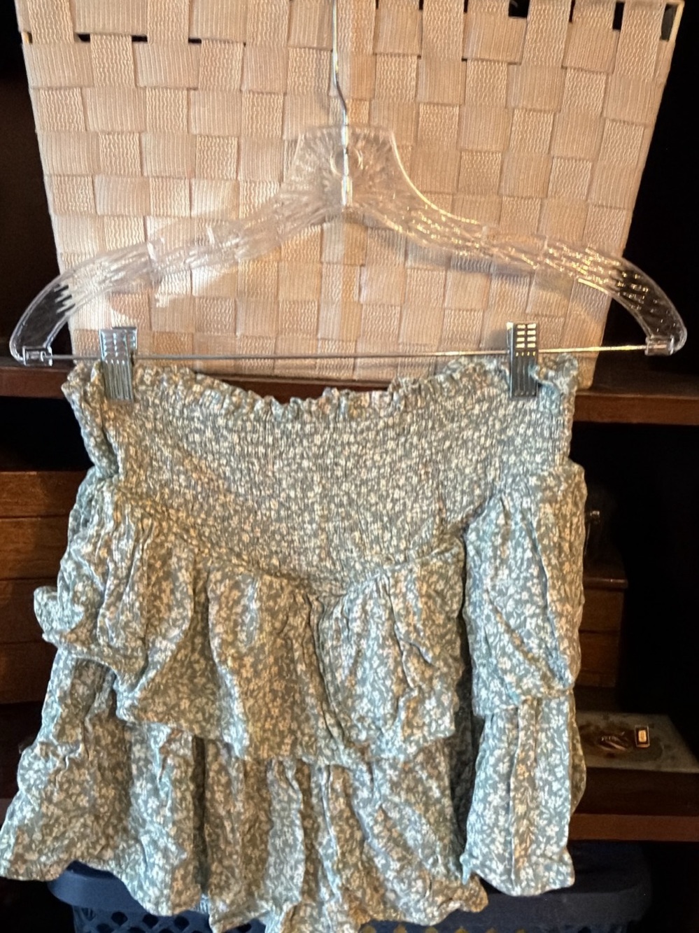Women's Floral Ruffle Mini skort